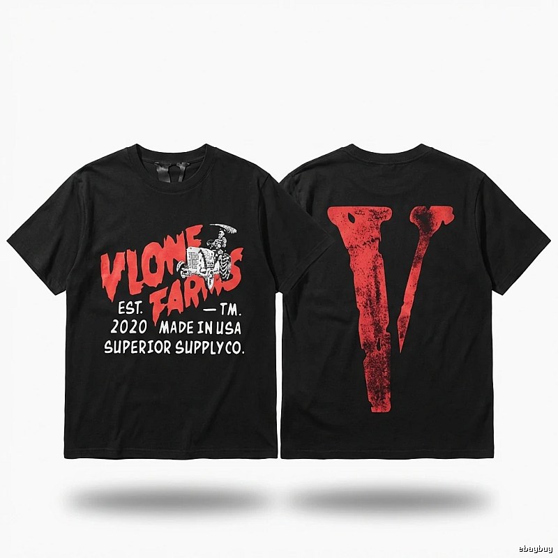 Vlone retro-style black T-shirt