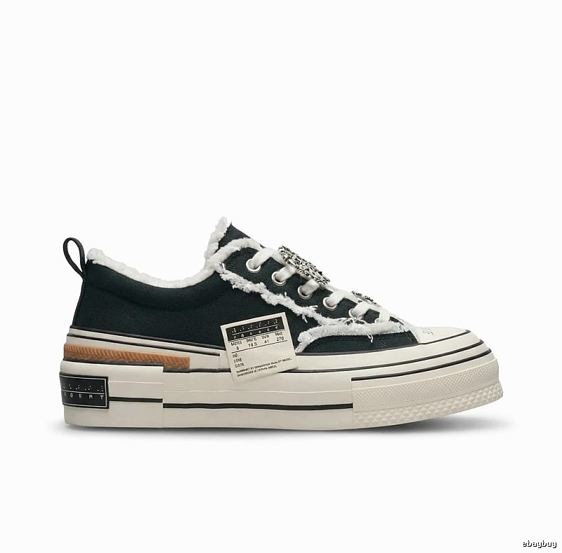 Xvessel Frayed Retro Style Sneakers